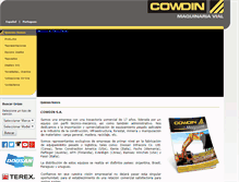 Tablet Screenshot of cowdinsa.com